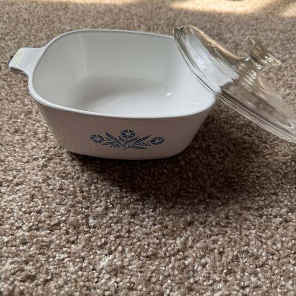 CorningWare Blue Cornflower 1.5 Quart Casserole dish A-1 1/2-B - Picture 1 of 5